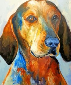 scent hounds dog paint by numbers