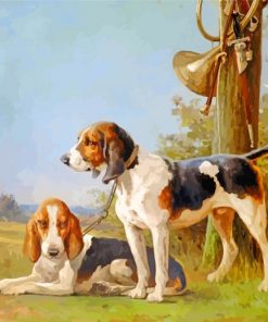 scent hounds paint by numbers