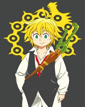 Seven Deadly Sins Character paint by numbers