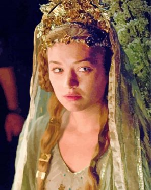 Sophia Myles Isolde paint by number