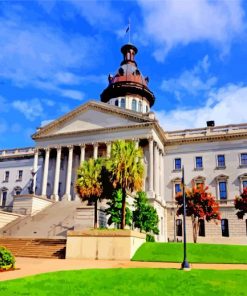 south carolina state house paint by numbers