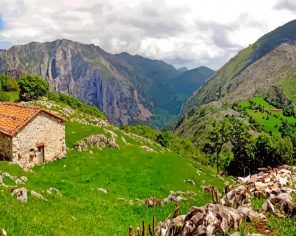 Spain Nature Landscape paint by numbers