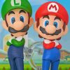 Super Mario And Luigi paint by numbers