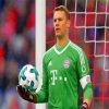 The German Footballer Manuel Neuer paint by numbers