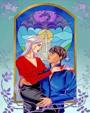 throne of glass couple paint by number