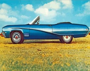 vintage buick skylark paint by number