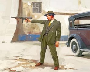 Vintage Mafia paint by numbers