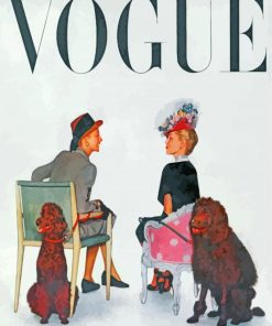 vogue classy women paint by number