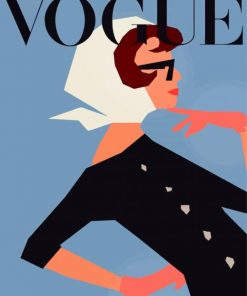 Vogue Illustration paint by numbers