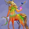 weird Centaur Druid paint by number