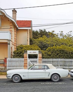 Vintage Chevrolet Camaro paint by numbers