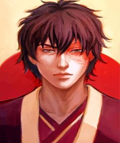 zuko from avatar the last airbender paint by number