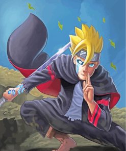 Boruto Uzumaki Art Paint by numbers