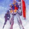 Gundam Robot Art paint by numbers