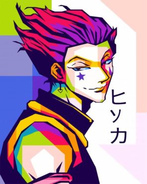 Hisoka Morow Pop Art paint by numbers