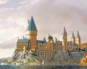 Hogwarts Castle paint by numbers