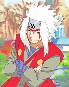 Jiraiya Naruto paint by numbers