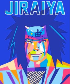 Jiraiya Pop Art Paint by numbers