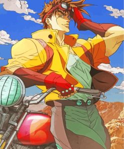 Joseph Joestar Jojo Adventure paint by numbers