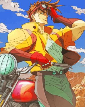 Joseph Joestar Jojo Adventure paint by numbers