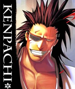 Kenpachi Zaraki paint by numbers