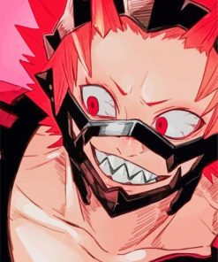 Kirichima Red Riot paint by numbers