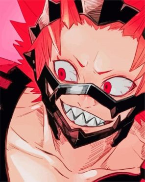 Kirichima Red Riot paint by numbers