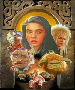 Labyrinth Movie Illustration paint by numbers