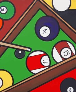 Pool Balls paint by numbers