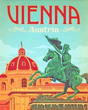 Vienna Austria Poster paint by numbers