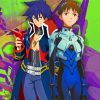 Aesthetic Gurren Lagann Anime paint by numbers