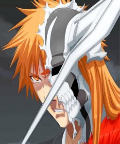 Ichigo Kurosaki Bleach paint by numbers