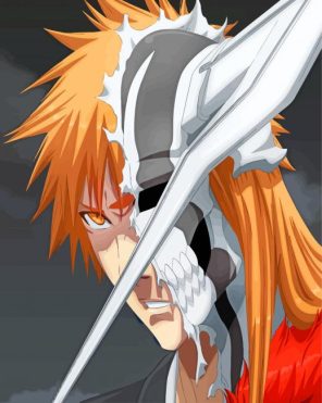 Ichigo Kurosaki Bleach paint by numbers