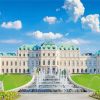 Belvedere Garden Vienna paint by numbers