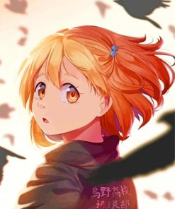 Cute Hitoka Yachi paint by numbers