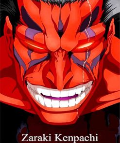 Evil Kenpachi Zaraki paint by numbers