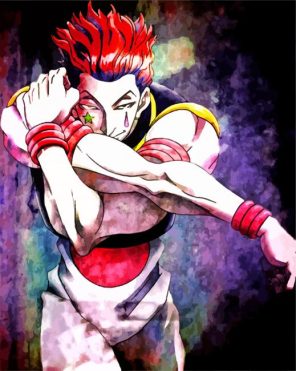 Hisoka Morow Hunter x Hunter paint by numbers