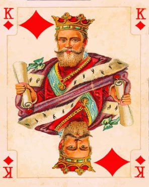 King Card paint by numbers