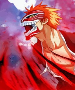 Mad Ichigo Kurosaki paint by numbers