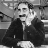 Monochrome Groucho Marx paint by numbers