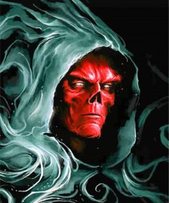 Red Skull paint by numbers