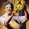 Scary Leatherface paint by numbers