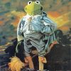 Vintage Kermit paint by numbers