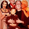 The Munsters paint by numbers