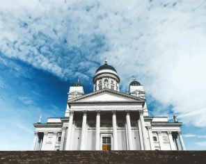 helsinki Church paint by numbers