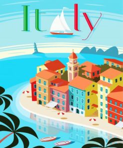 Italy portofino paint by numbers