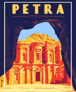 Jordan Petra paint by numbers