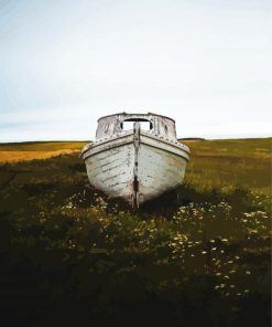 Old Rusty Boat Paint By Numbers