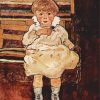 Seated Child Egon Paint By Numbers