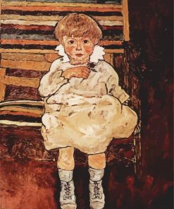 Seated Child Egon Paint By Numbers